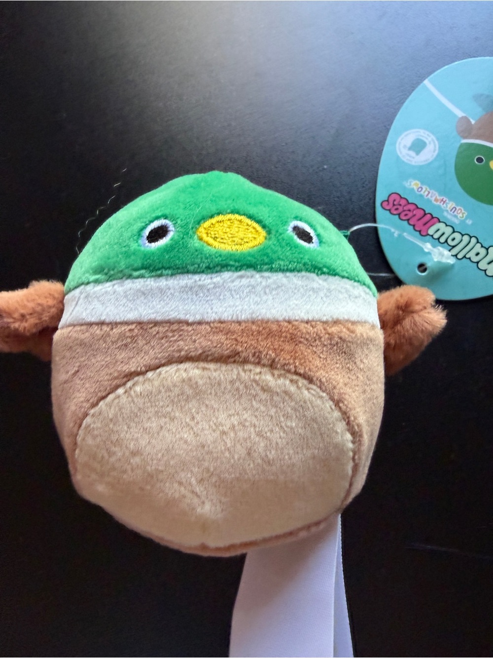 New Squishmallows MallowMees Avery Mallard Duck Squishy Toy Plush Squeeze 3+